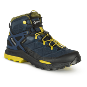 Calzado de hombre Aku Rocket Mid Gtx azul oscuro BLUE/MUSTARD