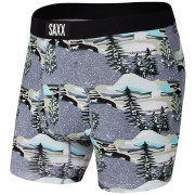 Calzoncillos bóxer Saxx Ultra Boxer Brief Fly gris GrayTheHillsAreAlive