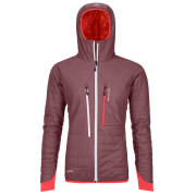 Chaqueta de mujer Ortovox Swisswool Piz Boe Jacket W rojo mountain rose