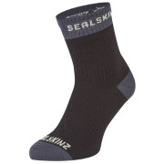 Calcetines impermeables SealSkinz Wretham negro/gris Black