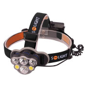 Linterna frontal Solight LED 550lm negro black