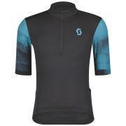 Maillot de ciclismo de hombre Scott M's Gravel 10 SS negro/azul black/nile blue