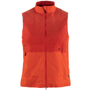 Chaleco de mujer Fjällräven Hoja Adventure Vest W rojo Flame Orange
