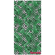 Toalla de secado rápido Towee Monstera 80x160 cm blanco/verde Monster
