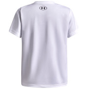 Camiseta funcional para niños Under Armour Tech Armour Graphic SS White