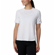 Camiseta de mujer Columbia Windgates SS Tee blanco White