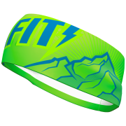 Banda para cabeza Dynafit Graphic Performance Headband azul/verde LamboGreen