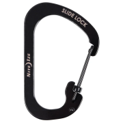 Mosquetón auxiliar Nite Ize SlideLock Stainless Steel negro Černá