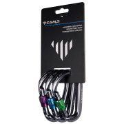 Juego de mosquetones Camp Nimbus Lock 3 Pack gris