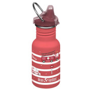 Botella para niños Klean Kanteen Kid Classic Narrow 12oz (w/ Kid Sippy Cap) rojo Fire Trucks