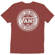 Camiseta de hombre Vans Original Checkerboard C SS rojo Chili Oil