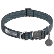 Collar para perro Ruffwear Hi & Light™ Collar negro Basalt Gray