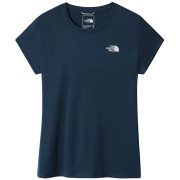 Camiseta de mujer The North Face Reaxion Amp Crew azul Monterey Blue Heather