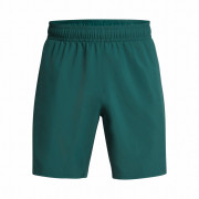 Pantalones cortos de hombre Under Armour Woven Wdmk Shorts verde/azul HydroTeal/RadialTurquoise