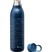 Botella térmica Aladdin CityLoop Thermavac eCycle 600 ml azul/blanco Deep Navy