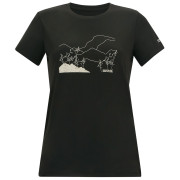 Camiseta de mujer Regatta Womens Fingal Stretch negro Black