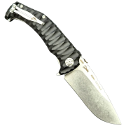 Navaja Dachs Knives Charon EVO negro Black Micarta