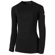 Camiseta de mujer Zulu Bambus 210 Long negro Black