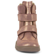 Botas de invierno para niños Froddo Barefoot Zeru Tex Winter Pink/Gold
