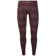 Calzoncillos de mujer Icebreaker W's 250 Vertex Leggings rojo Redwood