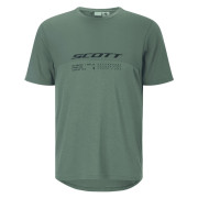Camiseta de ciclismo para hombre Scott Tee M's Vertic DRI SS verde oscuro tranquil green