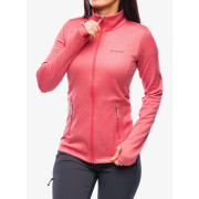 Sudadera de mujer Columbia W Park View Grid Fleece Full Zip naranja Juicy Heather