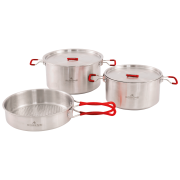 Juego de ollas Robens Sierra Steel Cook Set L plata Silver