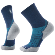 Calcetines Smartwool Run Targeted Cushion Mid Crew Socks azul/gris DEEP NAVY