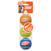 Juguete para perro Nerf Dog Squeak Tennis Ball 3 pcs
