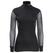 Cuello alto de mujer Brynje of Norway Lady Wool Thermo Zip-polo negro