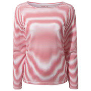 Camiseta de mujer Craghoppers NL Erin LS Top blanco/rojo Rio Red Str