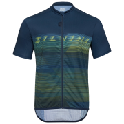 Maillot de ciclismo de hombre Silvini Turano azul/verde navy-lime