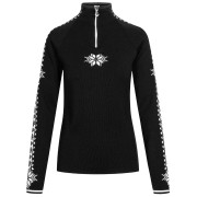 Jersey de mujer Dale of Norway Geilo Fem Sweater negro/blanco Black Offwhite