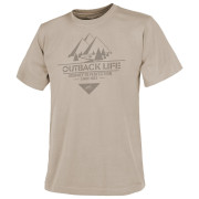 Camiseta de hombre Helikon-Tex T-Shirt (Outback Life) beige Khaki