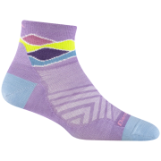 Calcetines de mujer Darn Tough Run Quarter Ultra-Lightweight rosa lavender