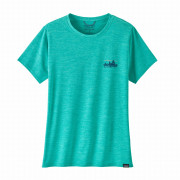 Camiseta de mujer Patagonia W's Cap Cool Daily Graphic Shirt azul '73 Skyline: Subtidal Blue X-Dye