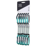 Juego de cintas express Climbing Technology Lime B set NY pack of 6 azul claro anthracite/blue marine