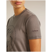 Camiseta de mujer Icebreaker Merino 150 Tech Lite SS Crop Tee Seed Story