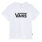 Camiseta de mujer Vans Wm Drop V Ss Crew-B blanco/negro White/Black