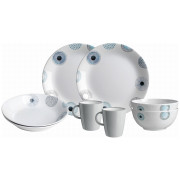 Vajilla Brunner Set tête-à-tête Deep Sea 8 pcs blanco