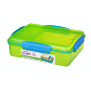Caja de alimentos Sistema Snack Attack Duo 975ml verde claro
