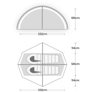 Tienda de campaña de senderismo Terra Nova Equipment Helm Compact 2
