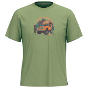 Camiseta Smartwool Long Weekend Short Sleeve Graphic Tee verde fern green