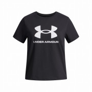 Camiseta para niños Under Armour BIG LOGO SS-BLK negro/blanco Black