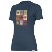 Camiseta funcional de mujer Lasting List azul Blue