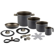 Juego de ollas Brunner Torralta Ø 22 cm gris/negro