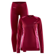 Juego de mujer Craft Core Dry Baselayer rojo/rosa MachineFame