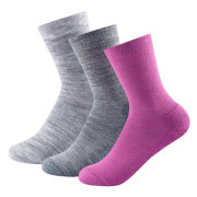 Calcetines de mujer Devold Daily medium sock 3PK mix1 AnemoneMix