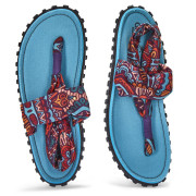 Sandalias Gumbies Slingback Turquoise Vintage