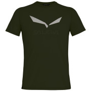 Camiseta de hombre Salewa Solidlogo Dri-Rel M S/S Tee